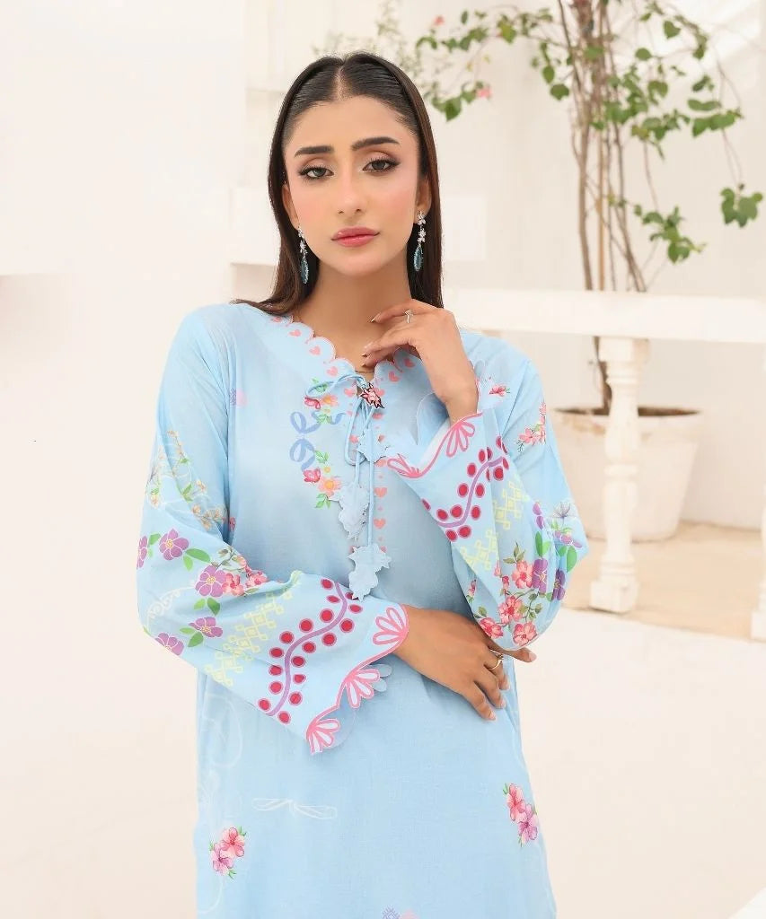 Sky Breeze | 2 Piece Long Shirt Set
