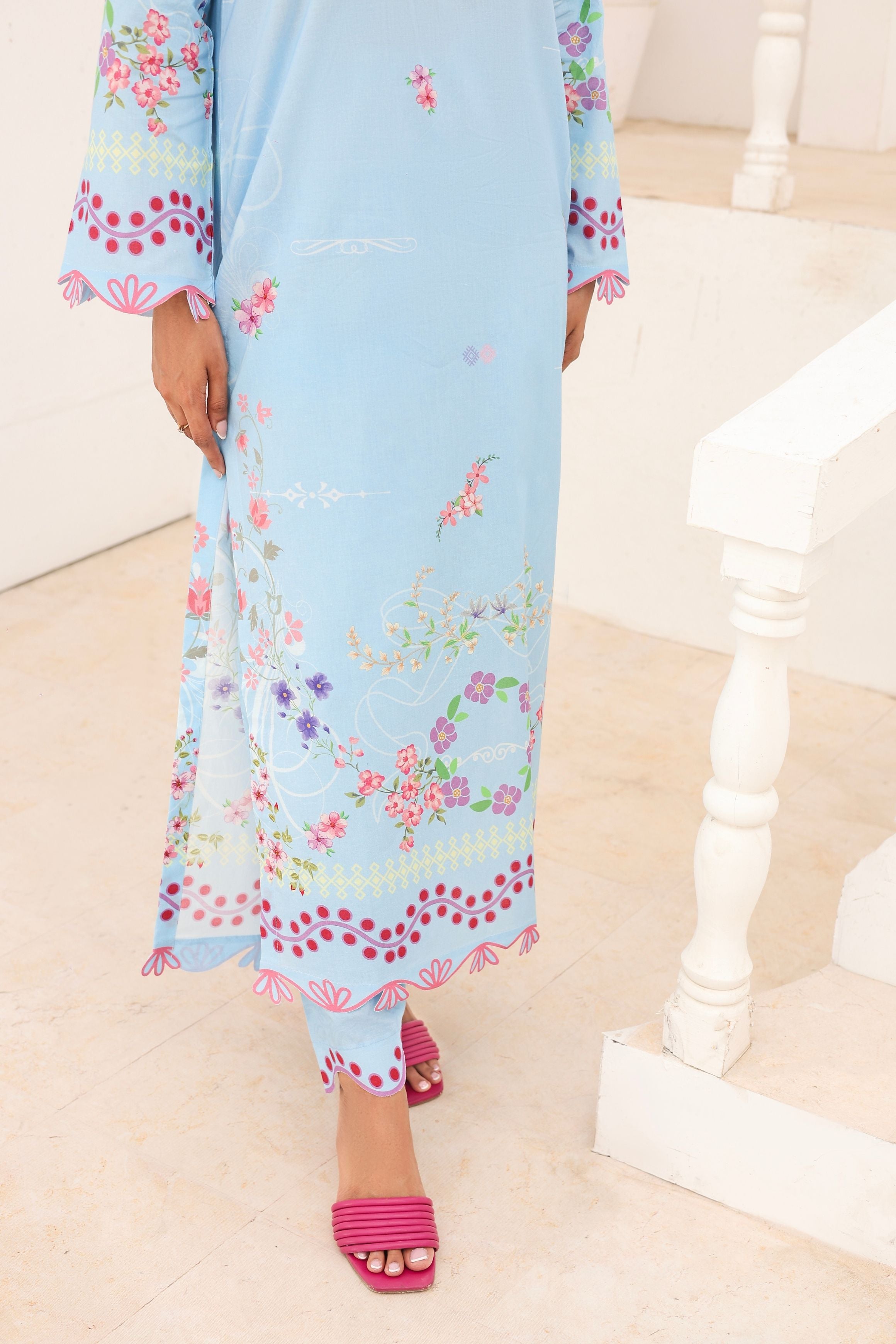 Sky Breeze | 2 Piece Long Shirt Set