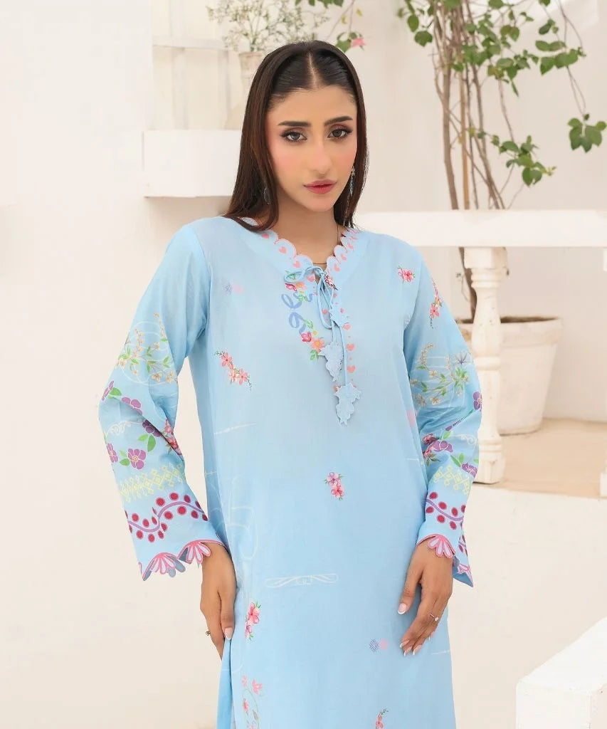 Sky Breeze | 2 Piece Long Shirt Set