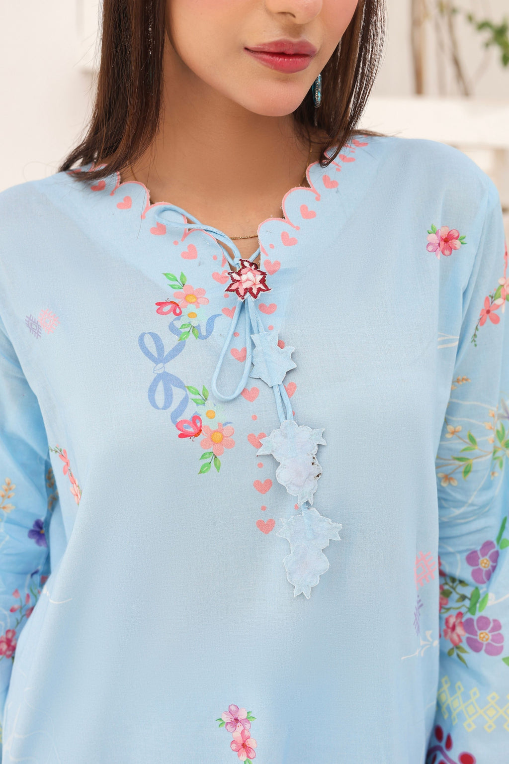 Sky Breeze | 2 Piece Long Shirt Set