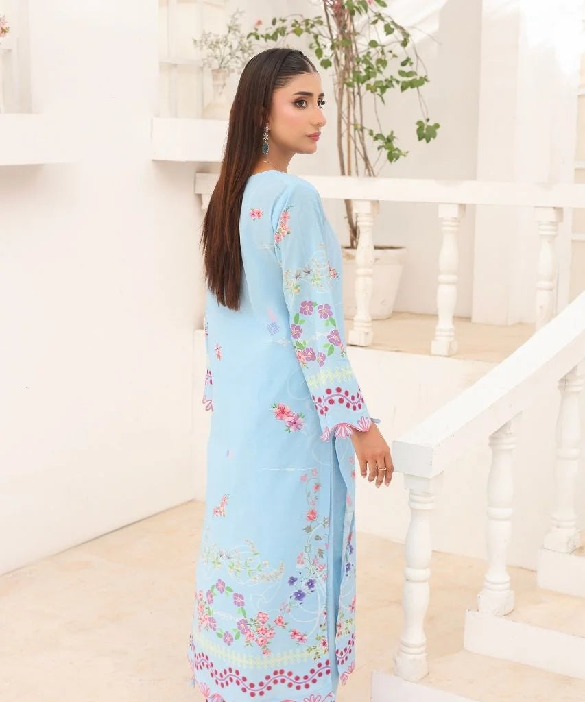 Sky Breeze | 2 Piece Long Shirt Set
