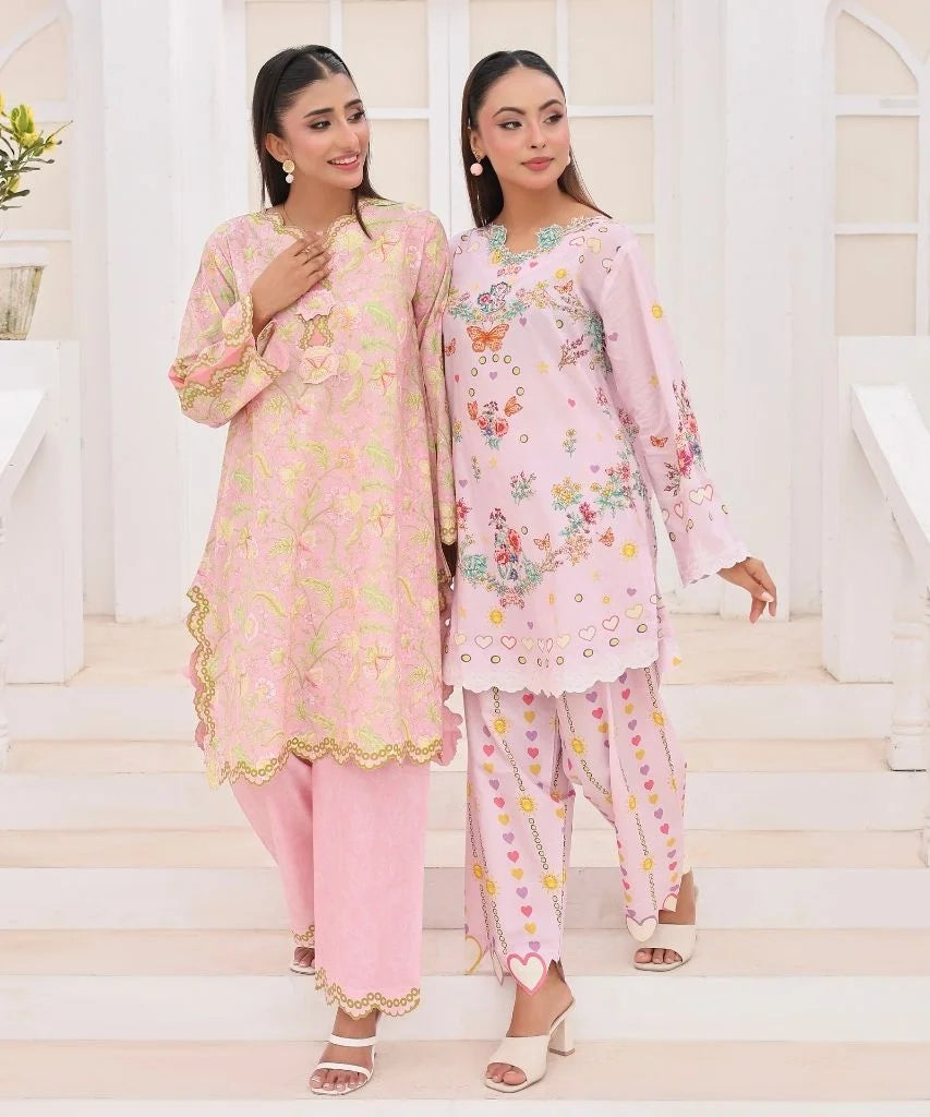 Blush Blossom | 2 Piece Short Shirt Set