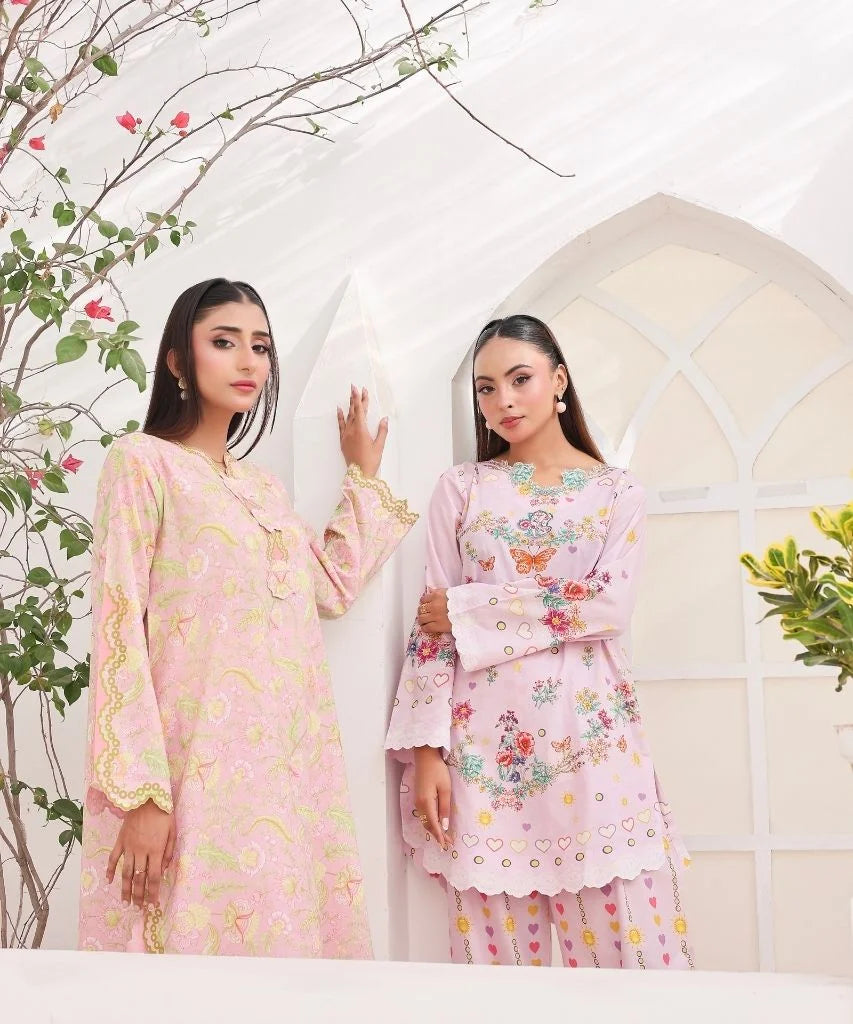 Blush Blossom | 2 Piece Short Shirt Set