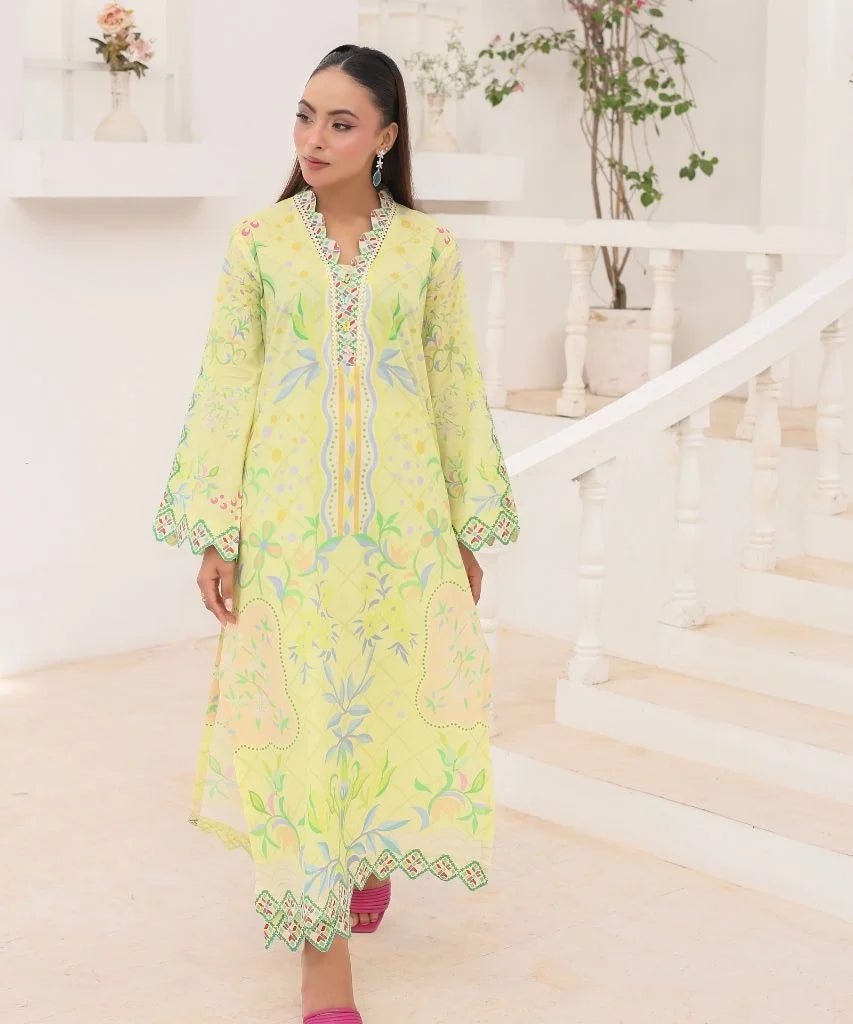 Citrus Blossom | 2 Piece Long Shirt Set