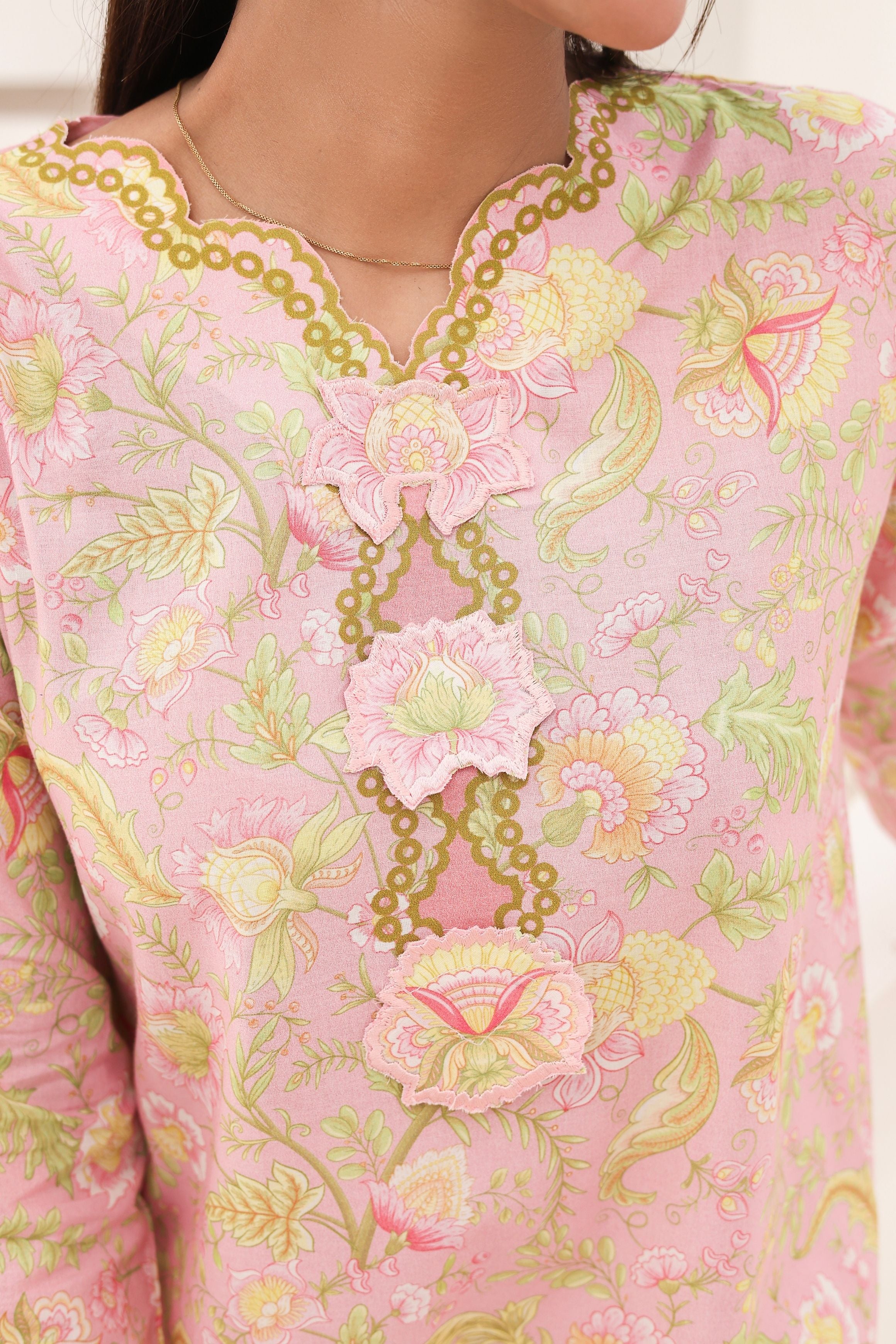 Rose Petal | 2 Piece Short Shirt Set