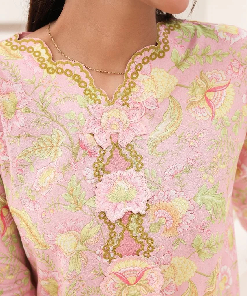 Rose Petal | 2 Piece Short Shirt Set