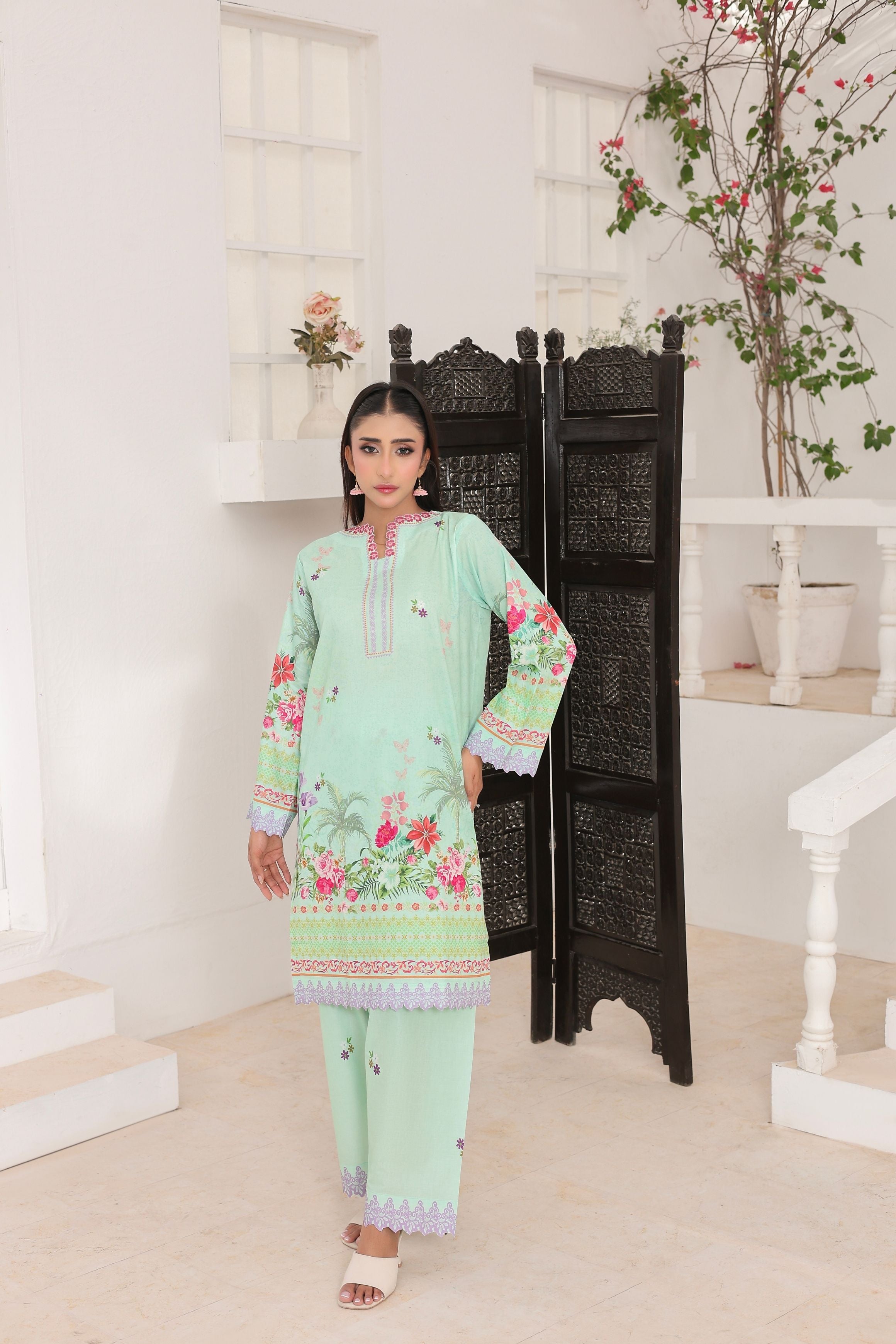Mint Meadow | 2 Piece Shirt Set