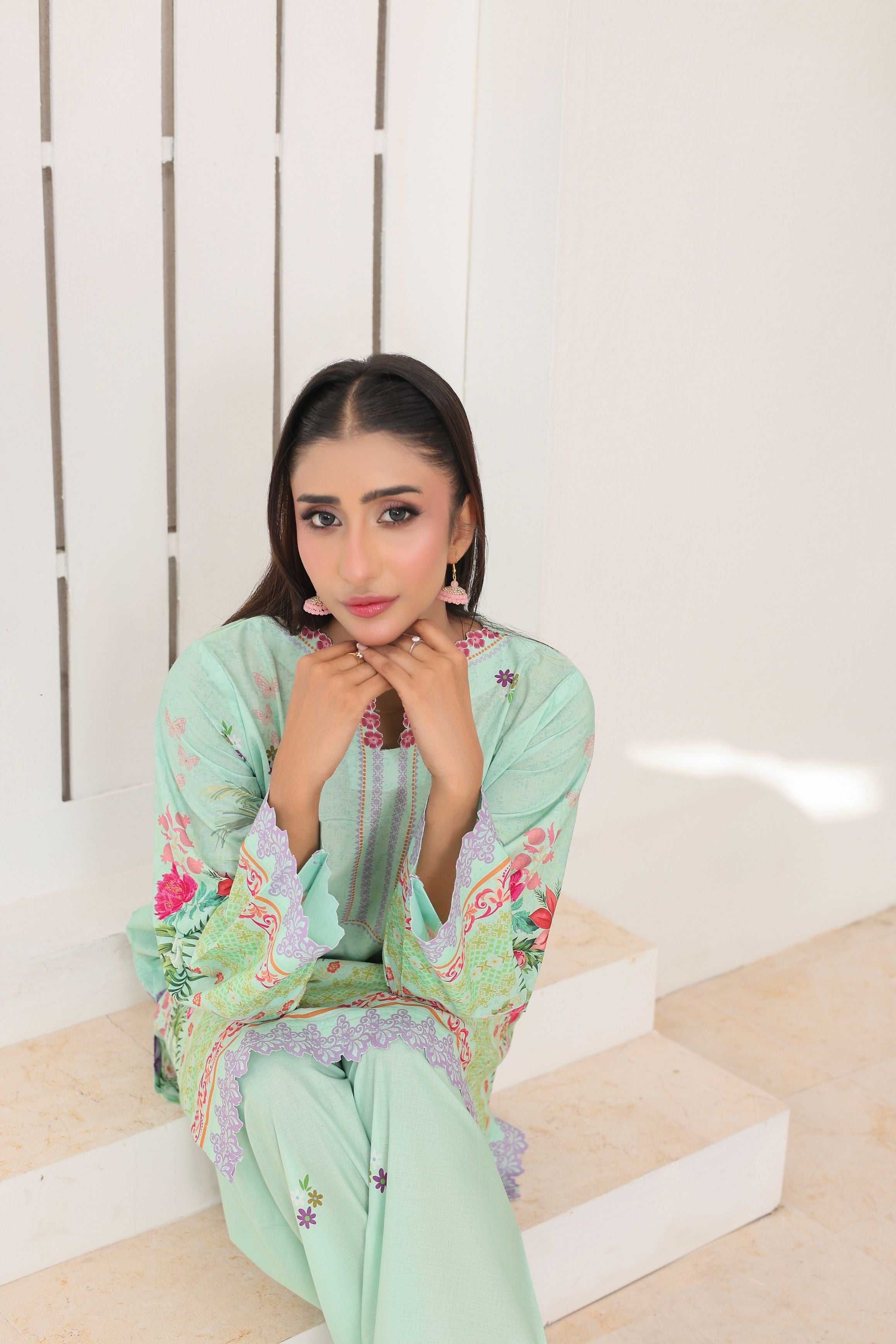 Mint Meadow | 2 Piece Shirt Set
