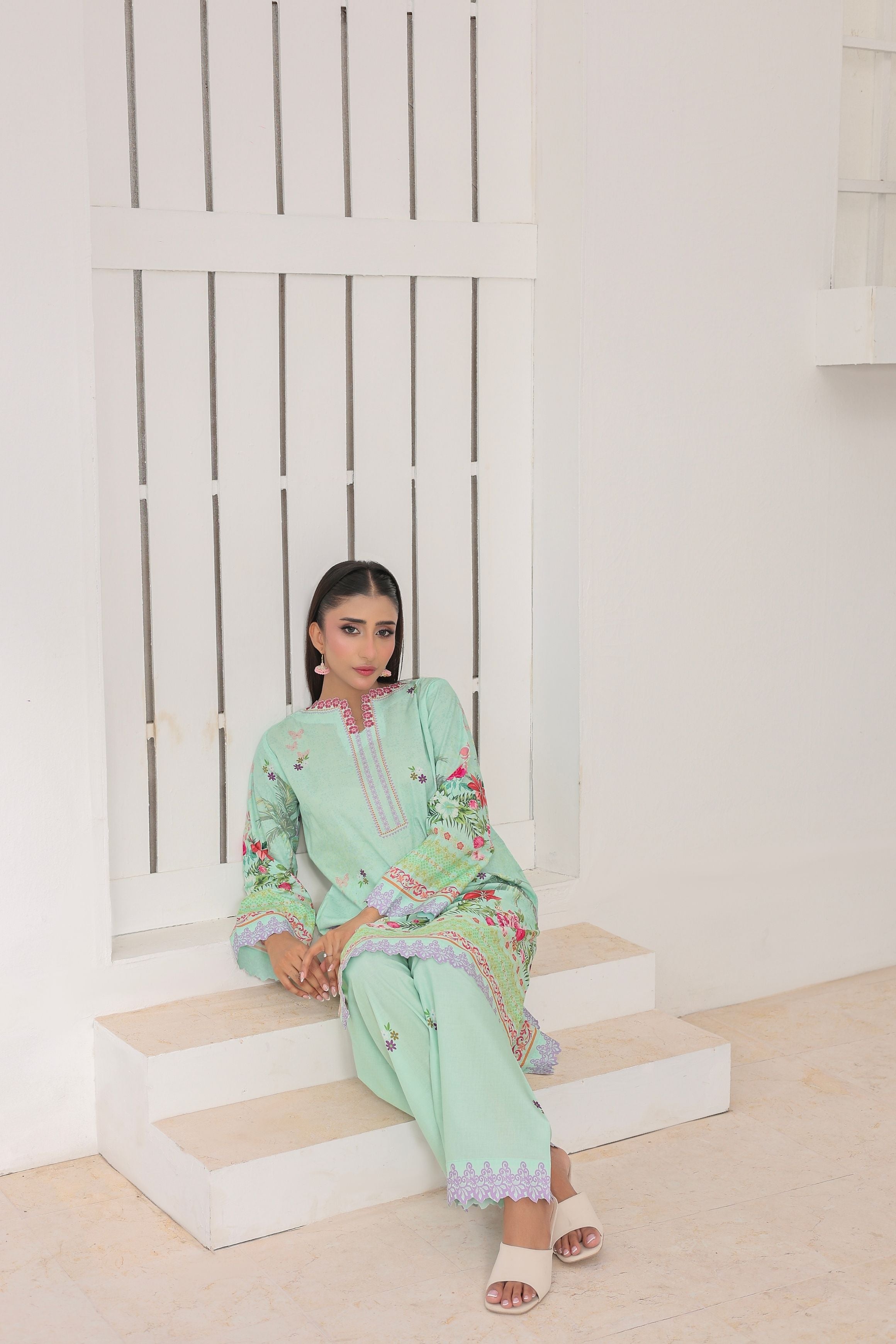 Mint Meadow | 2 Piece Shirt Set