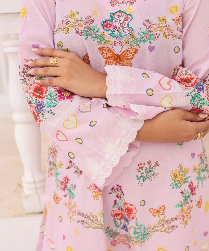 Blush Blossom | 2 Piece Short Shirt Set