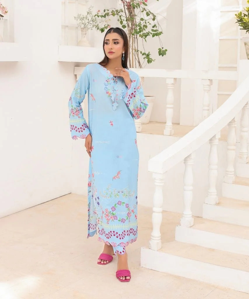 Sky Breeze | 2 Piece Long Shirt Set