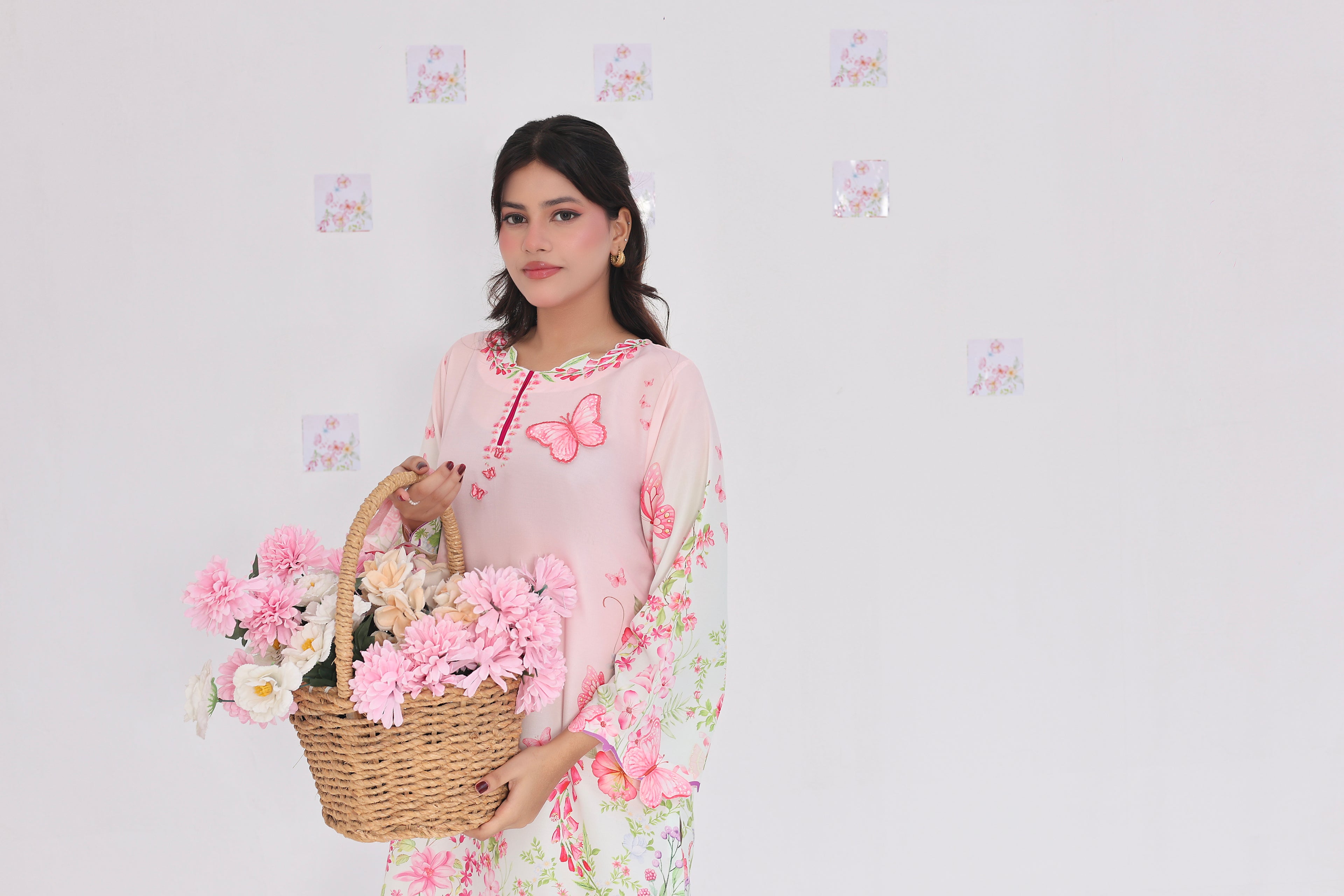 Pink Kiki | 2 Piece Short Shirt Set