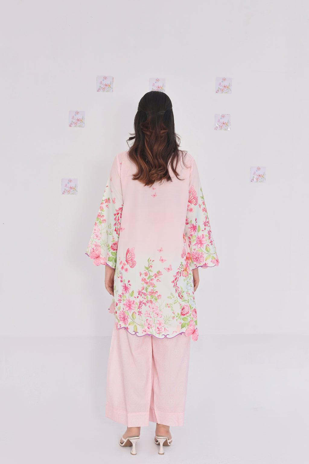 Pink Kiki | 2 Piece Short Shirt Set