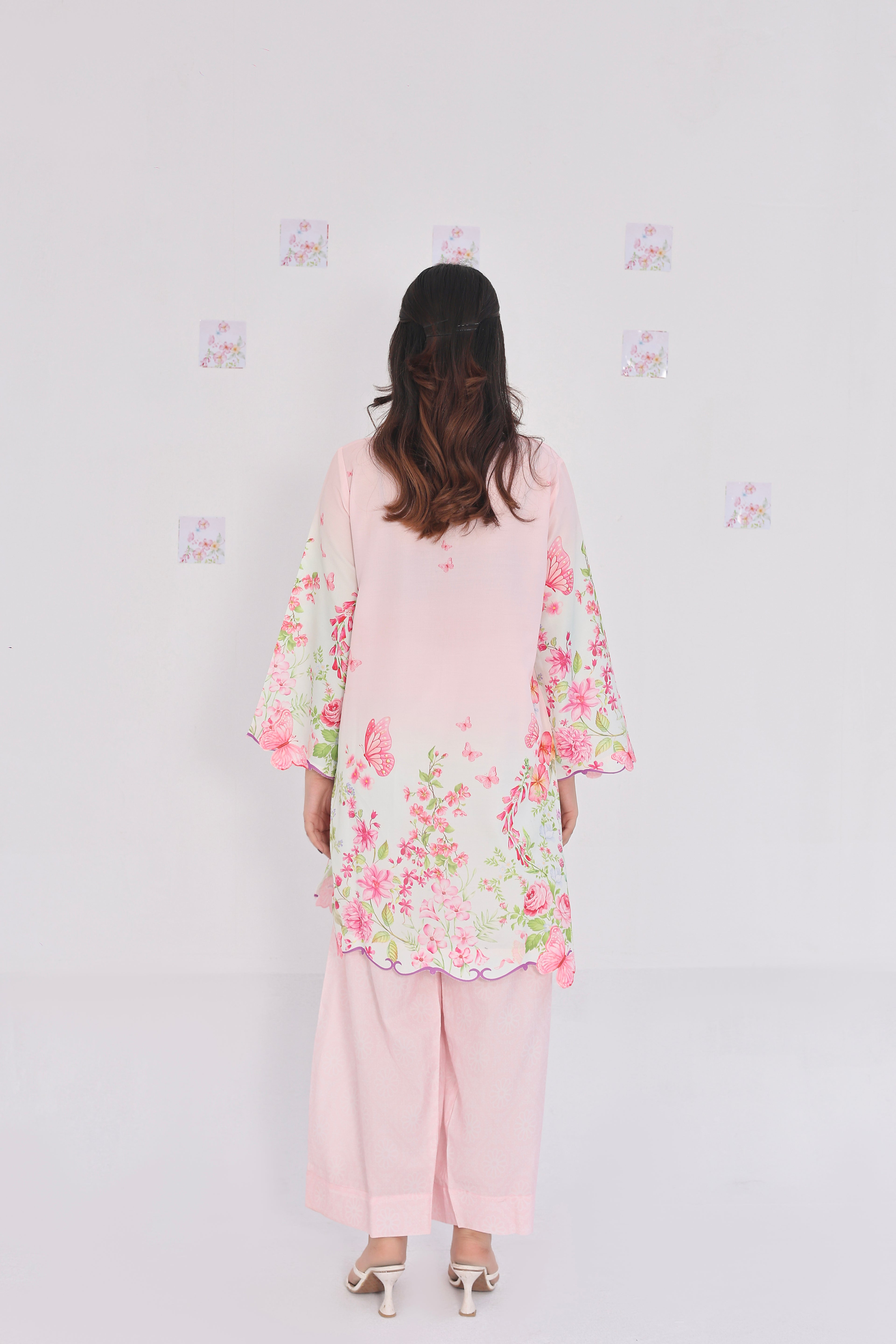 Pink Kiki | 2 Piece Short Shirt Set