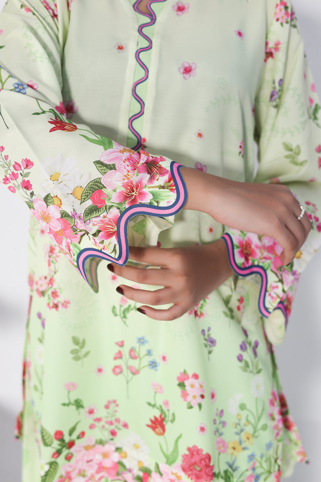 Shades of Green | 2 Piece Short Shirt Set