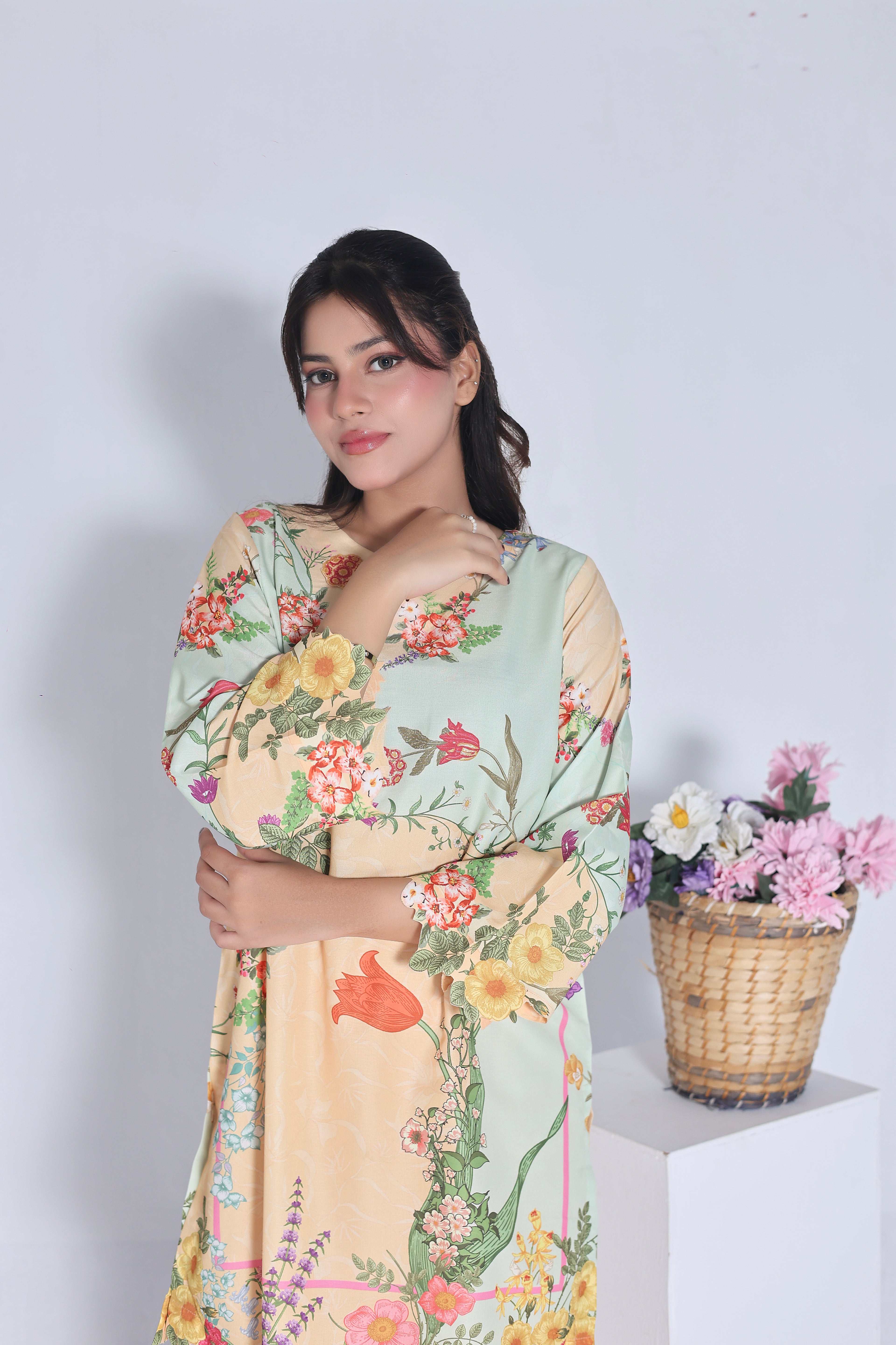 Peachy Mint | 2 Piece Short Shirt Set